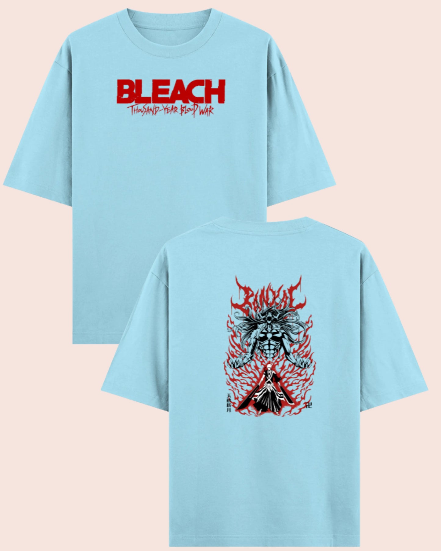 ⚔️ Bankai Ichigo Kurosaki – Oversized T-Shirt