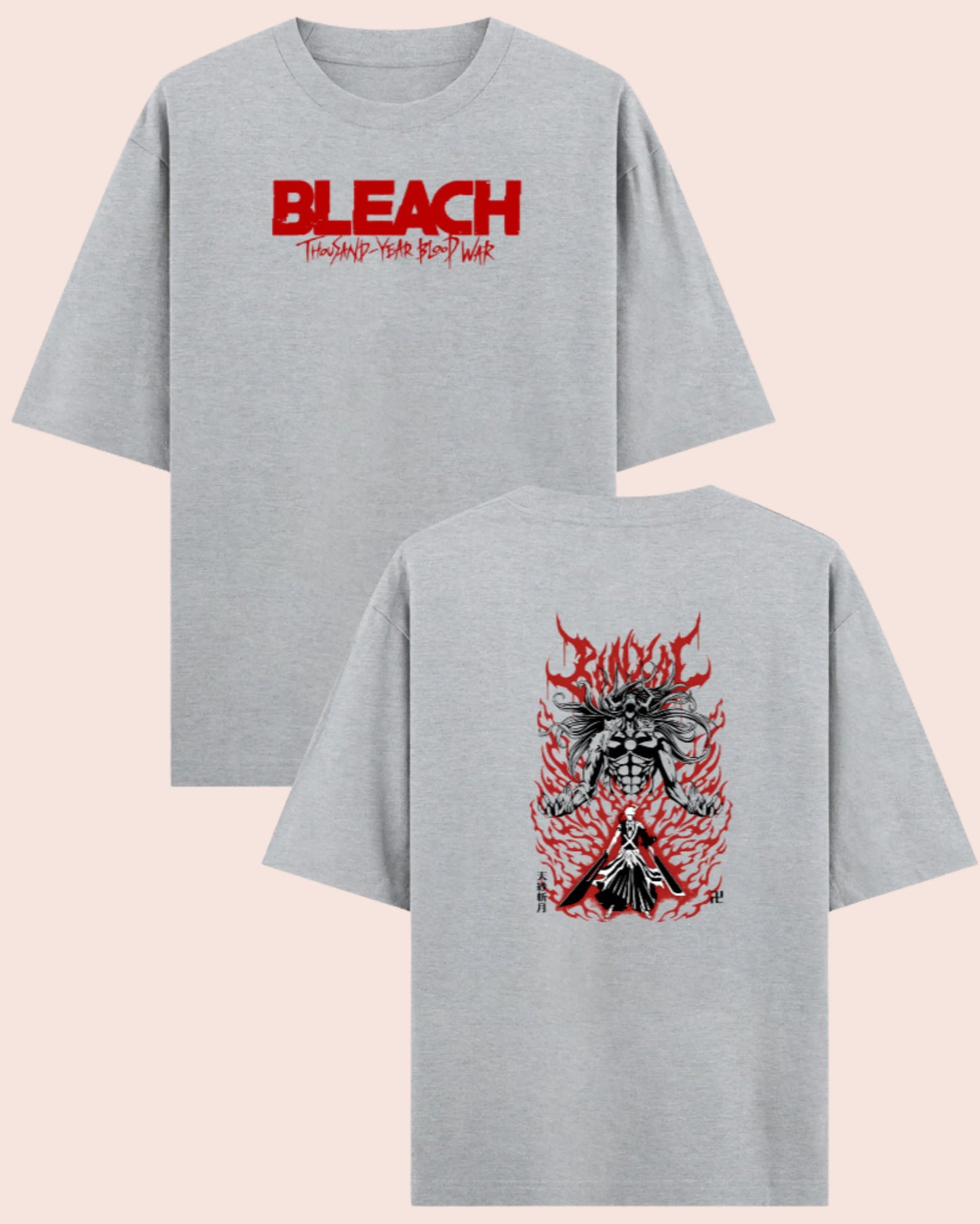 ⚔️ Bankai Ichigo Kurosaki – Oversized T-Shirt