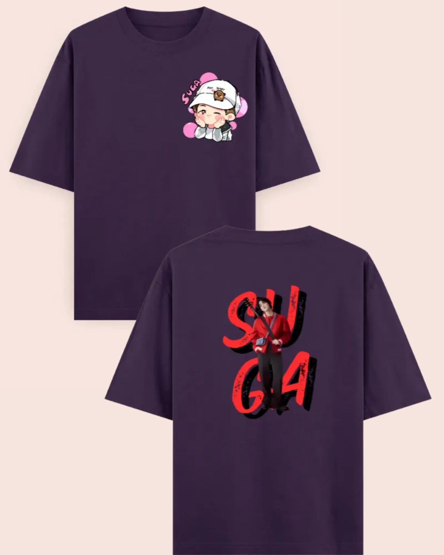 🐱 Suga BTS Inspired | Oversized T-Shirt