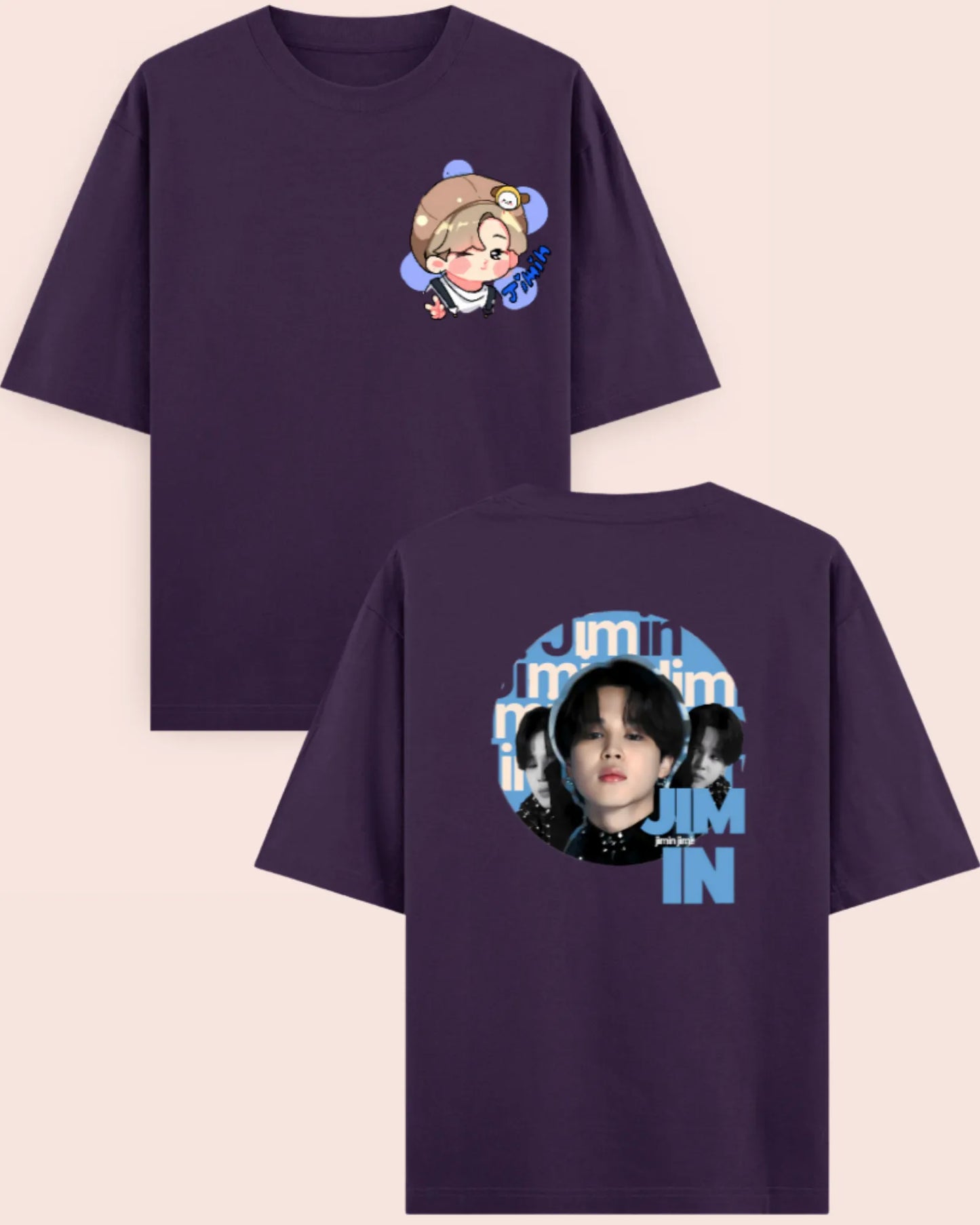 🐥 Jimin “Angel Baby” BTS Inspired – Oversized T-Shirt