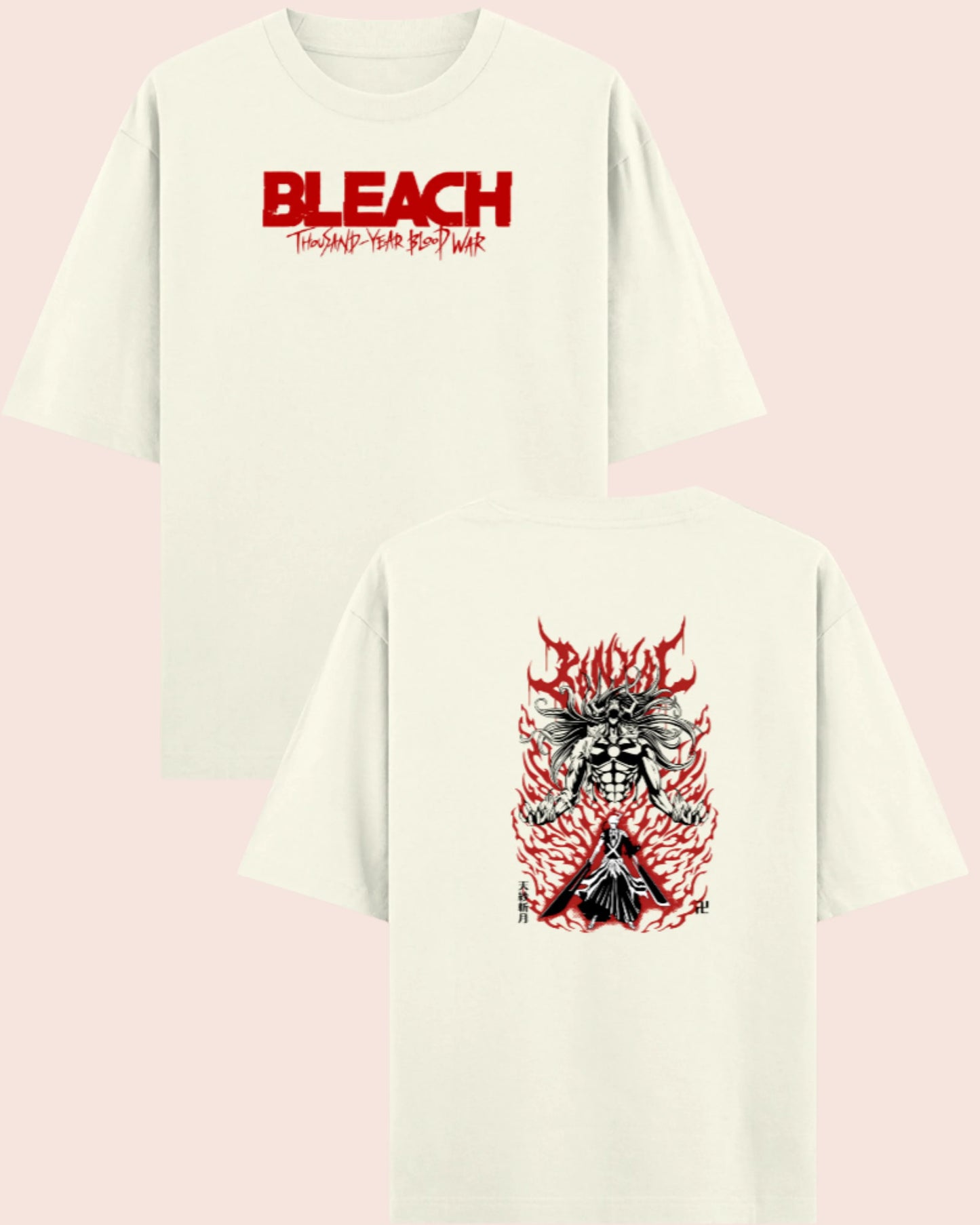 ⚔️ Bankai Ichigo Kurosaki – Oversized T-Shirt