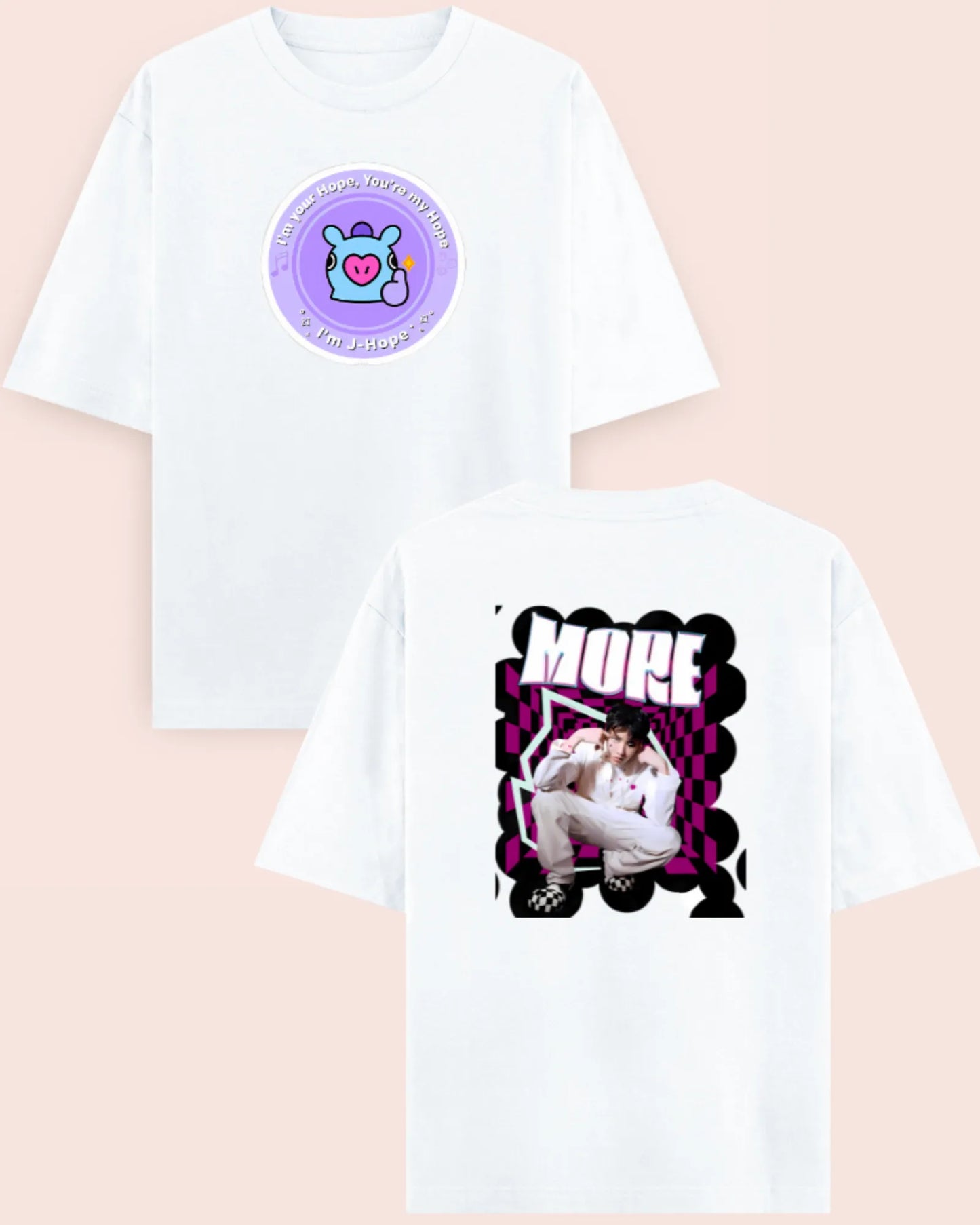 🌈 J-Hope “I’m Your Hope” | BTS Inspired – Oversized T-Shirt