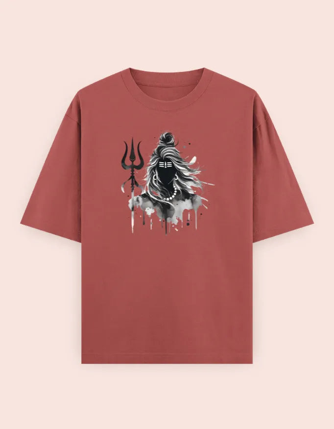 π± Divine Shiva β Oversized T-Shirt