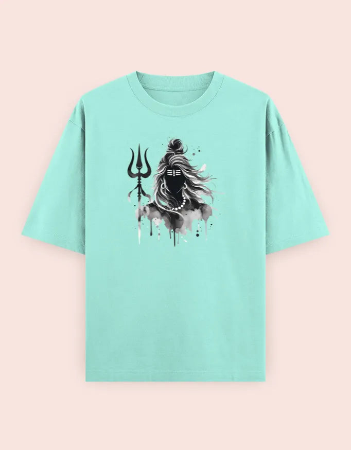 π± Divine Shiva β Oversized T-Shirt