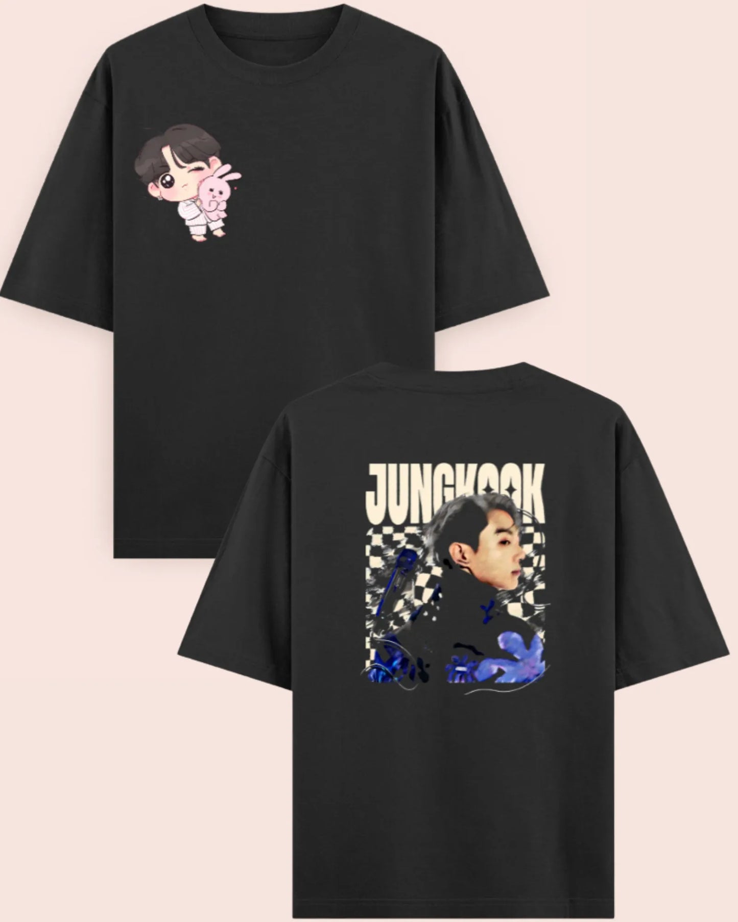 🐰 Jungkook “Dreamer Mode On” | BTS JK Inspired – Oversized T-Shirt