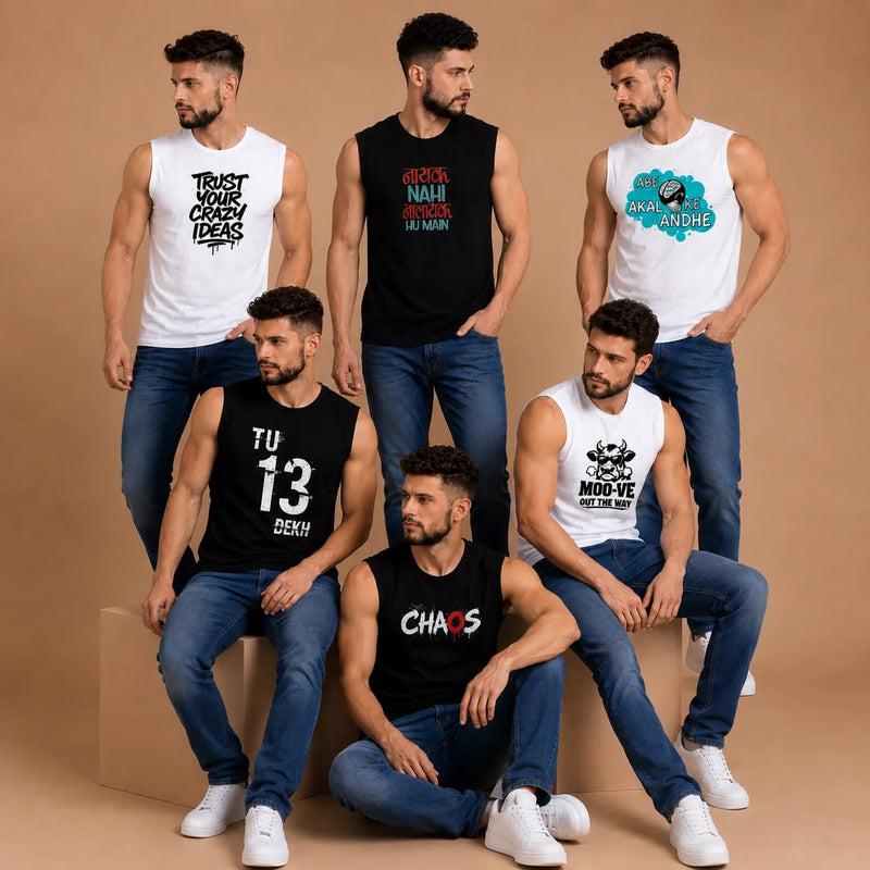 Balance Mode - Men's Sleeveless T-Shirt