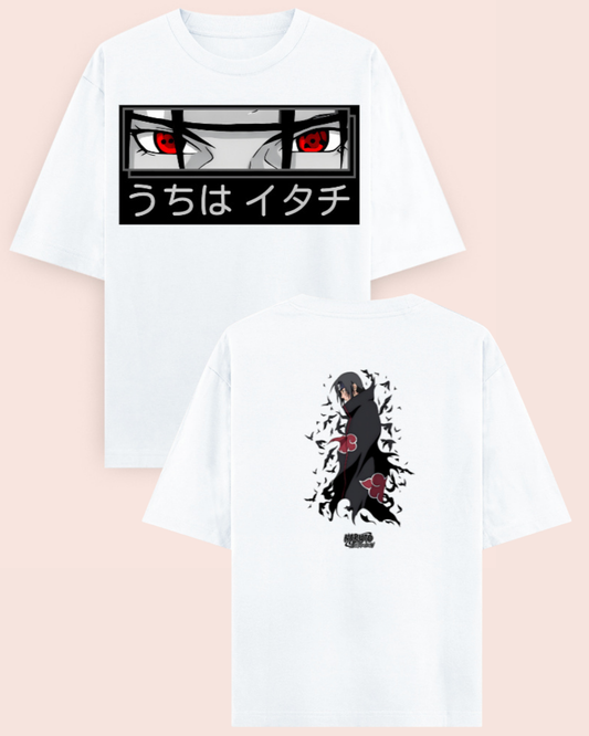 🧛🏻‍♀️ Itachi Uchiha Akatsuki Oversized Anime T-Shirt