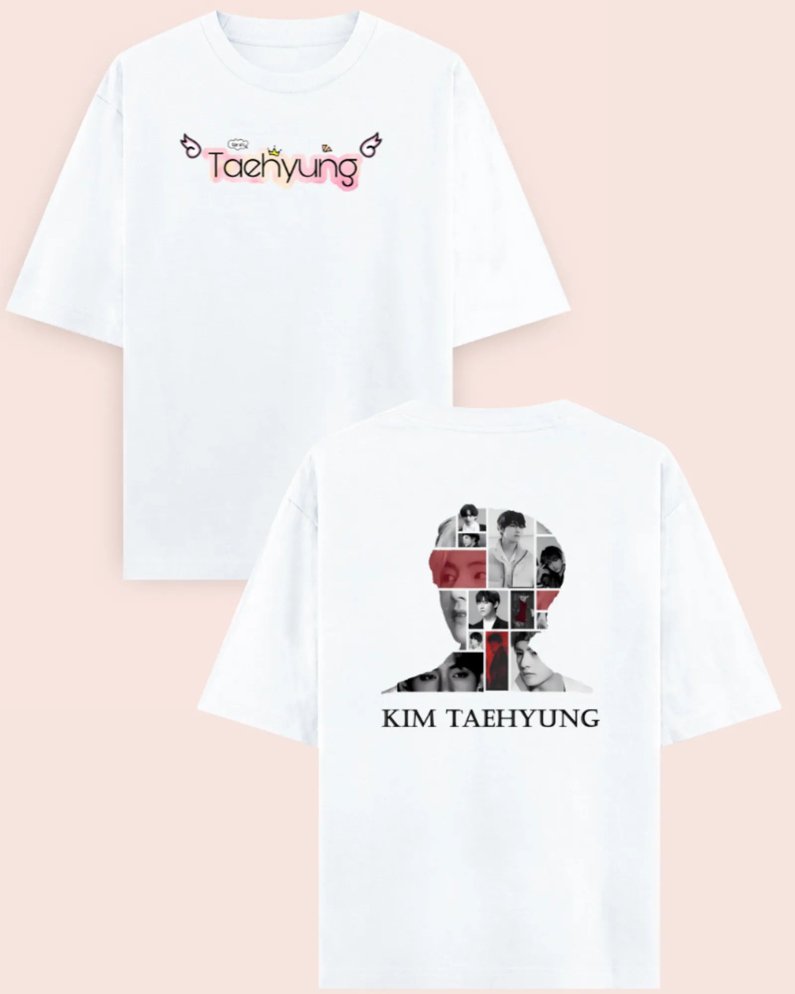 Taehyung “Say Hi!” BTS V Inspired - Oversized T-Shirt