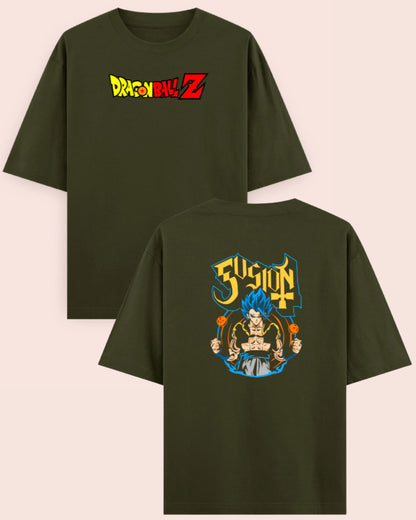 👉👈 Gogeta “Fusion” Oversized Anime T-Shirt
