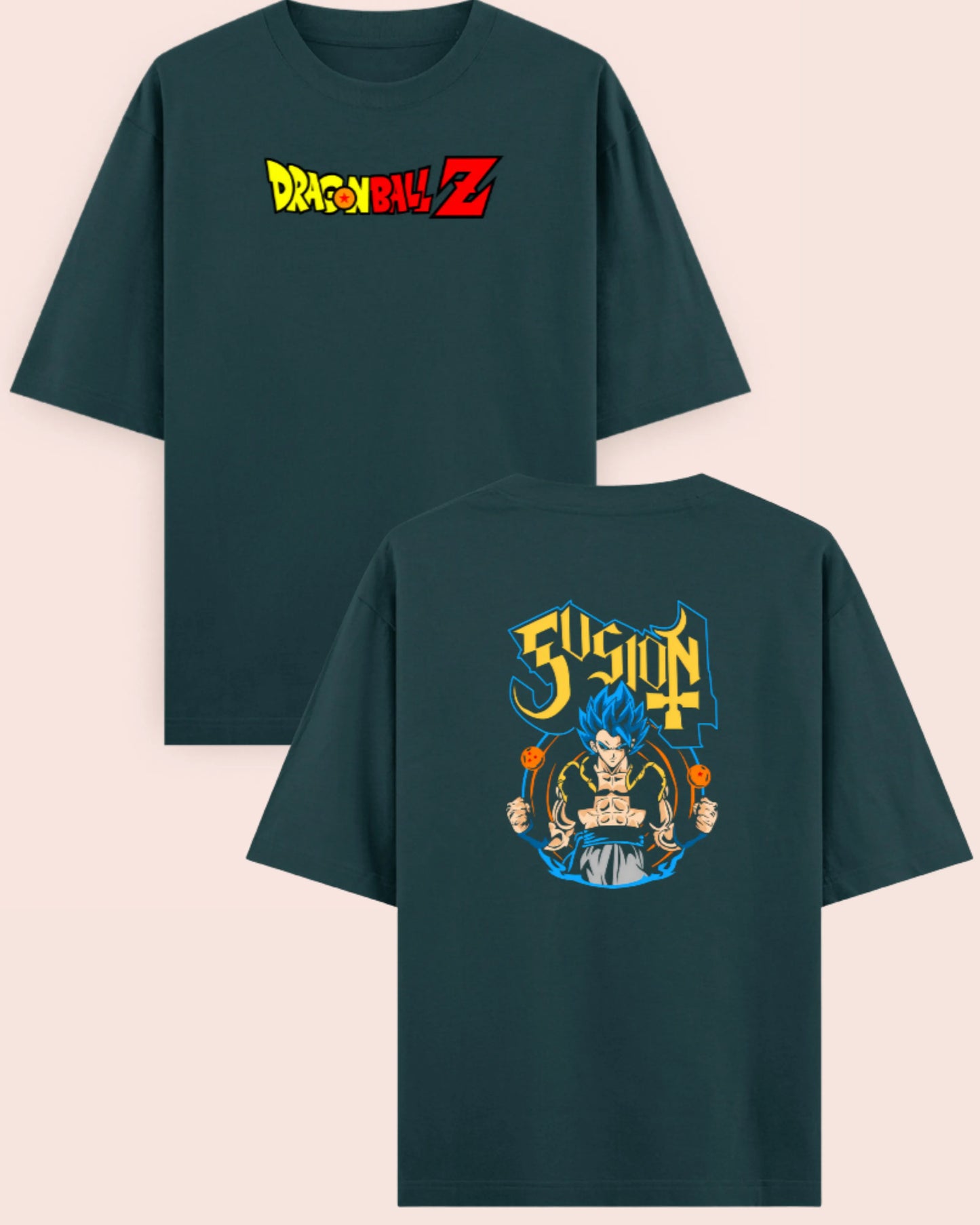 👉👈 Gogeta “Fusion” Oversized Anime T-Shirt
