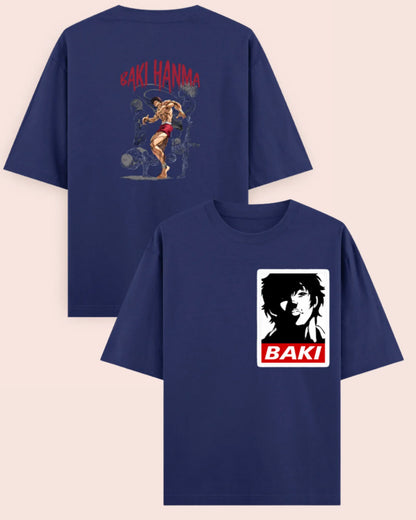 🥊 Baki Hanma Beast Mode Oversized Anime T-Shirt