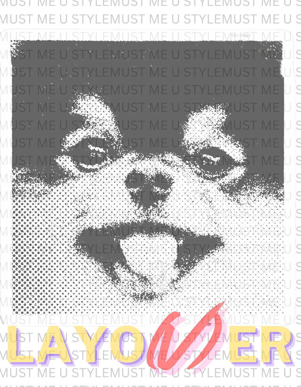 V Layover Tannie | BTS Yeontan Inspired - Oversized T-Shirt