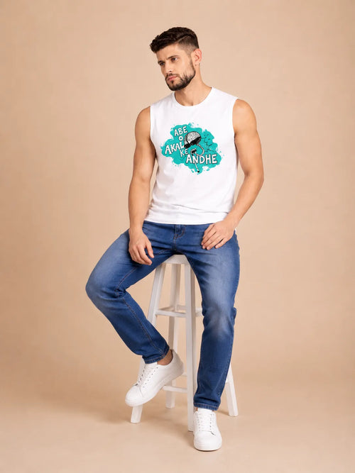 Abe O Andhe – Men's Sleeveless T-Shirt