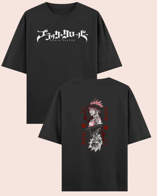 🍀 Asta Duality Oversized Anime T-Shirt