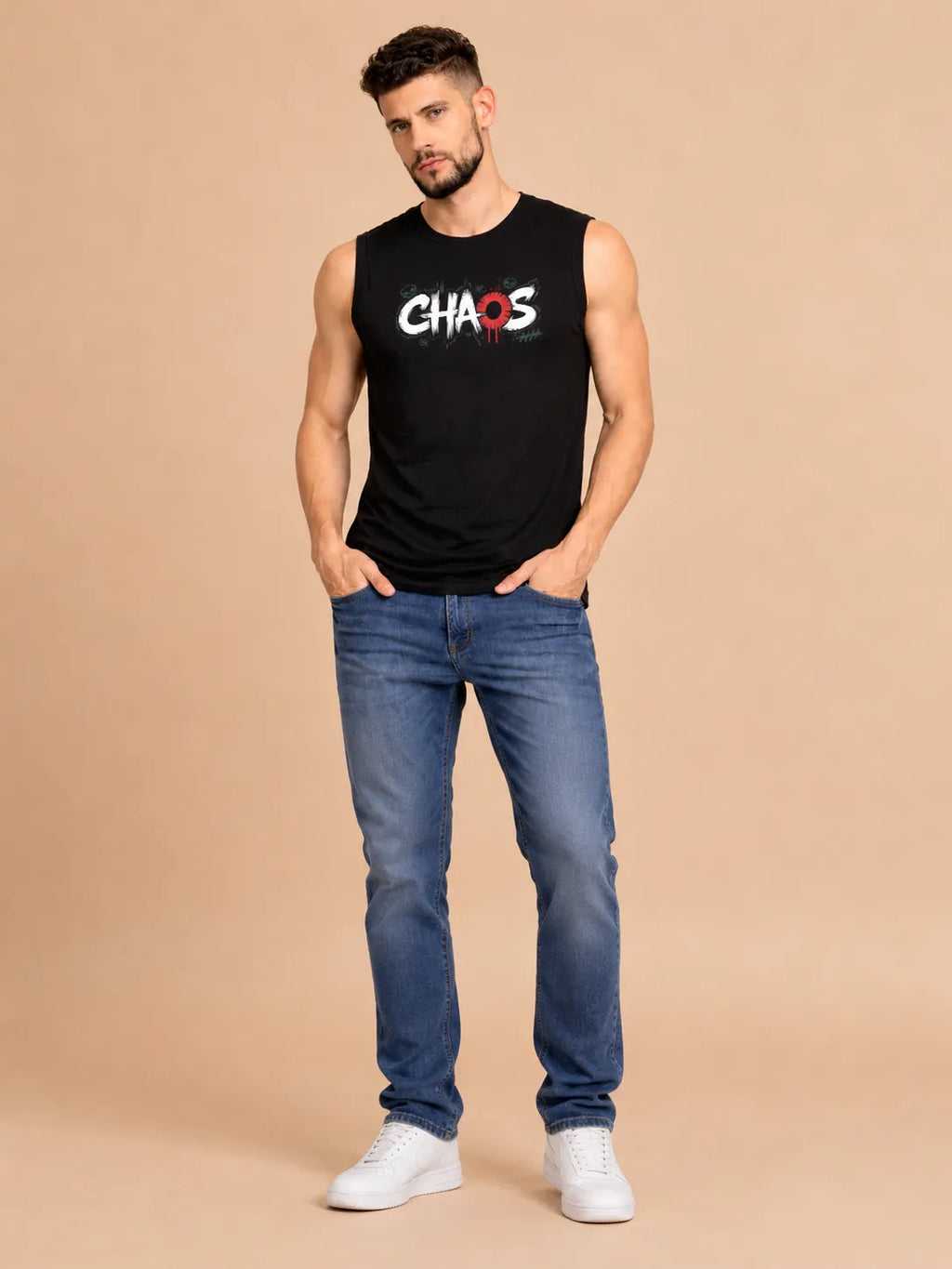 Chaos Mode – Men's Sleeveless T-Shirt
