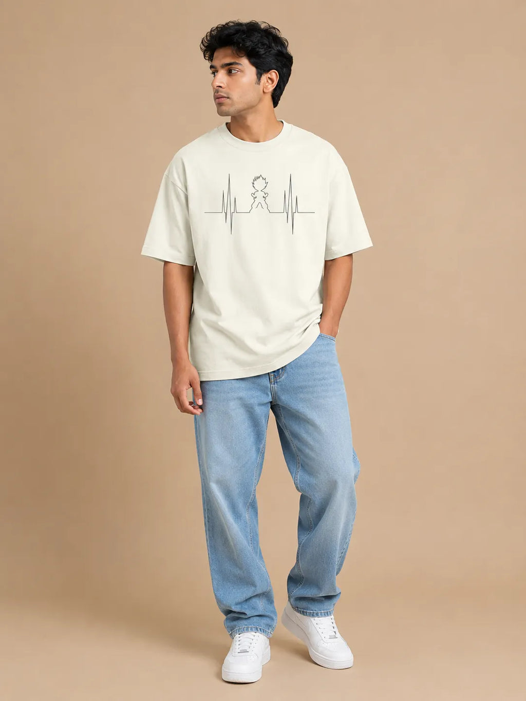 Goku Shadow Pulse Oversized T-Shirt