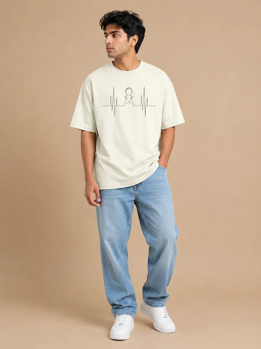 Goku Shadow Pulse Oversized T-Shirt