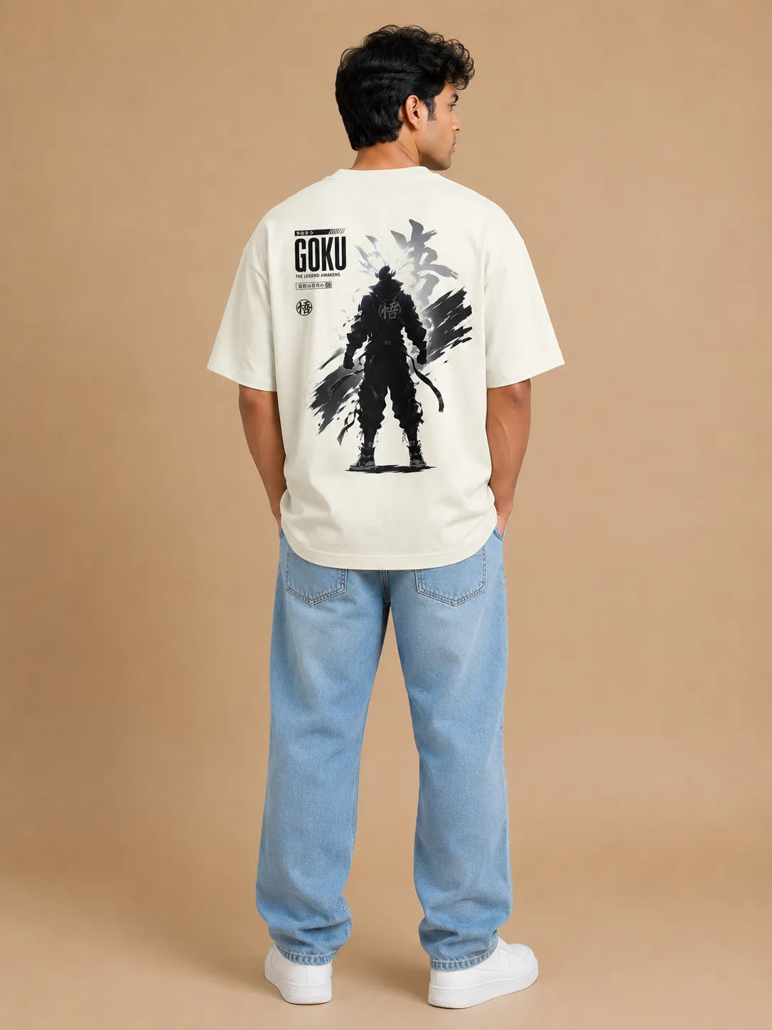 Goku Shadow Pulse Oversized T-Shirt