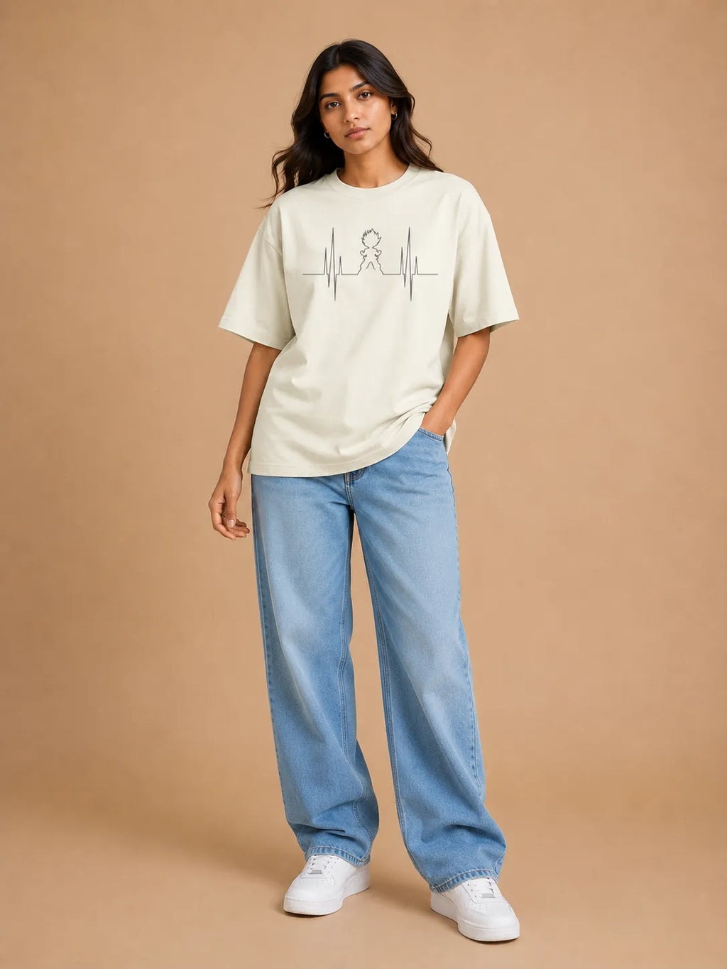 Goku Shadow Pulse Oversized T-Shirt