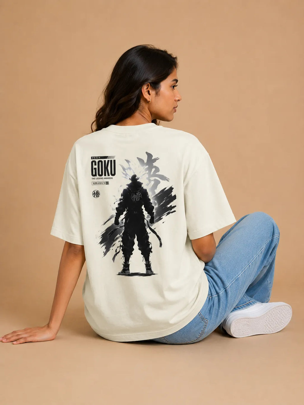 Goku Shadow Pulse Oversized T-Shirt
