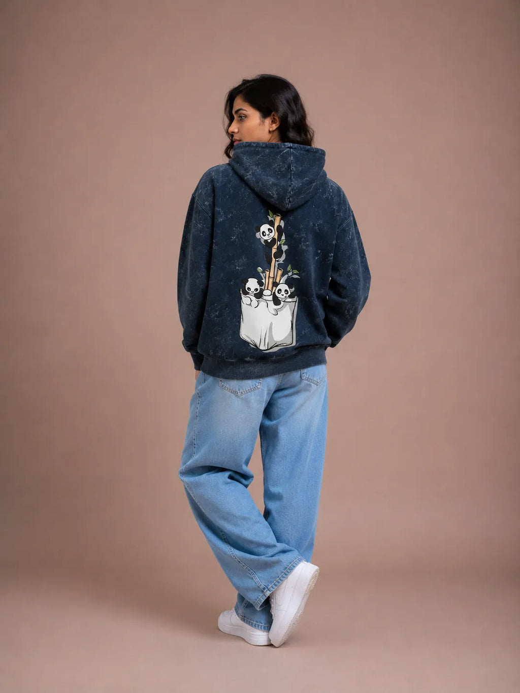 Panda Clan | Unisex Acid Washed Hoodie