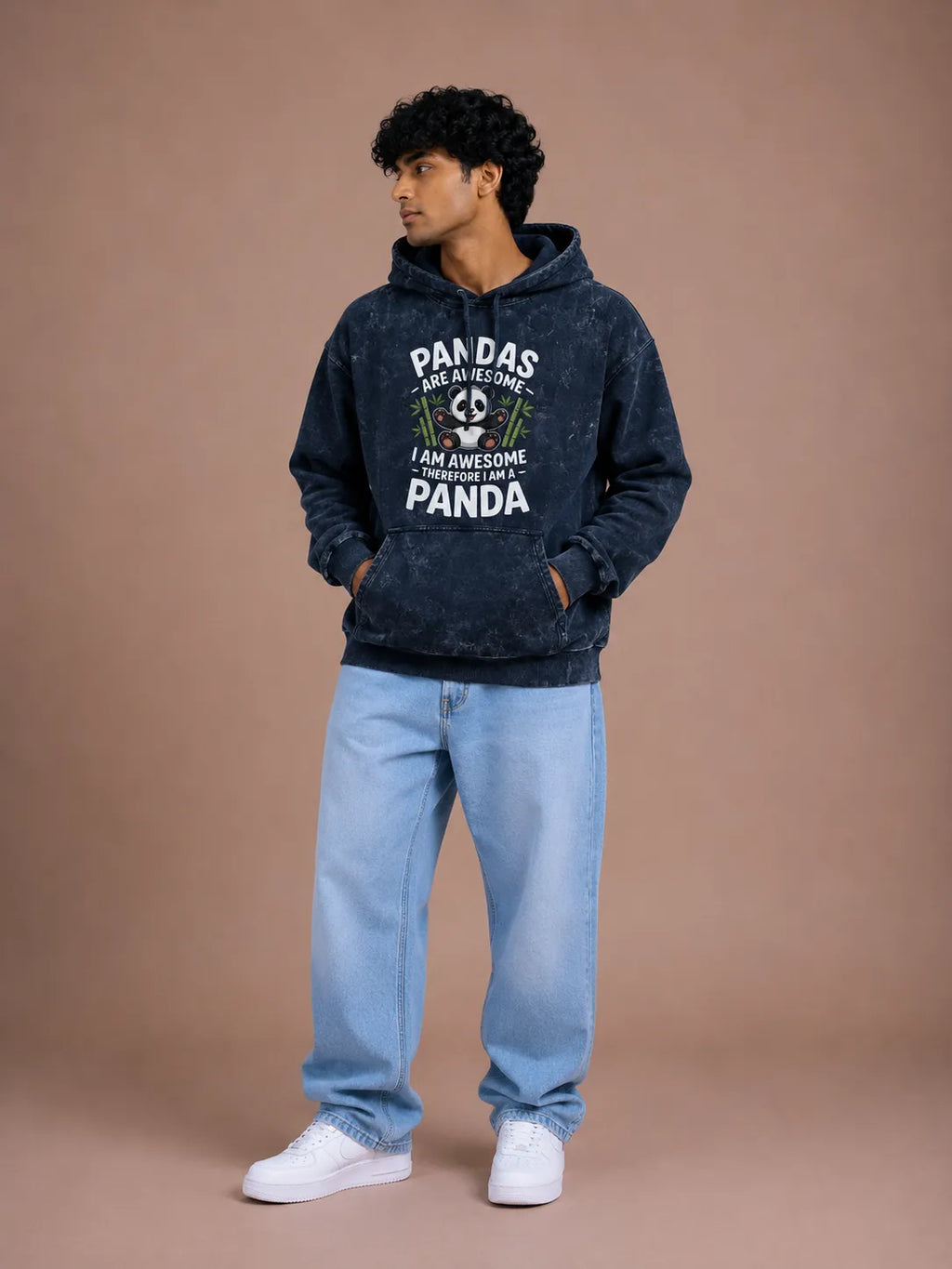 Panda Clan | Unisex Acid Washed Hoodie