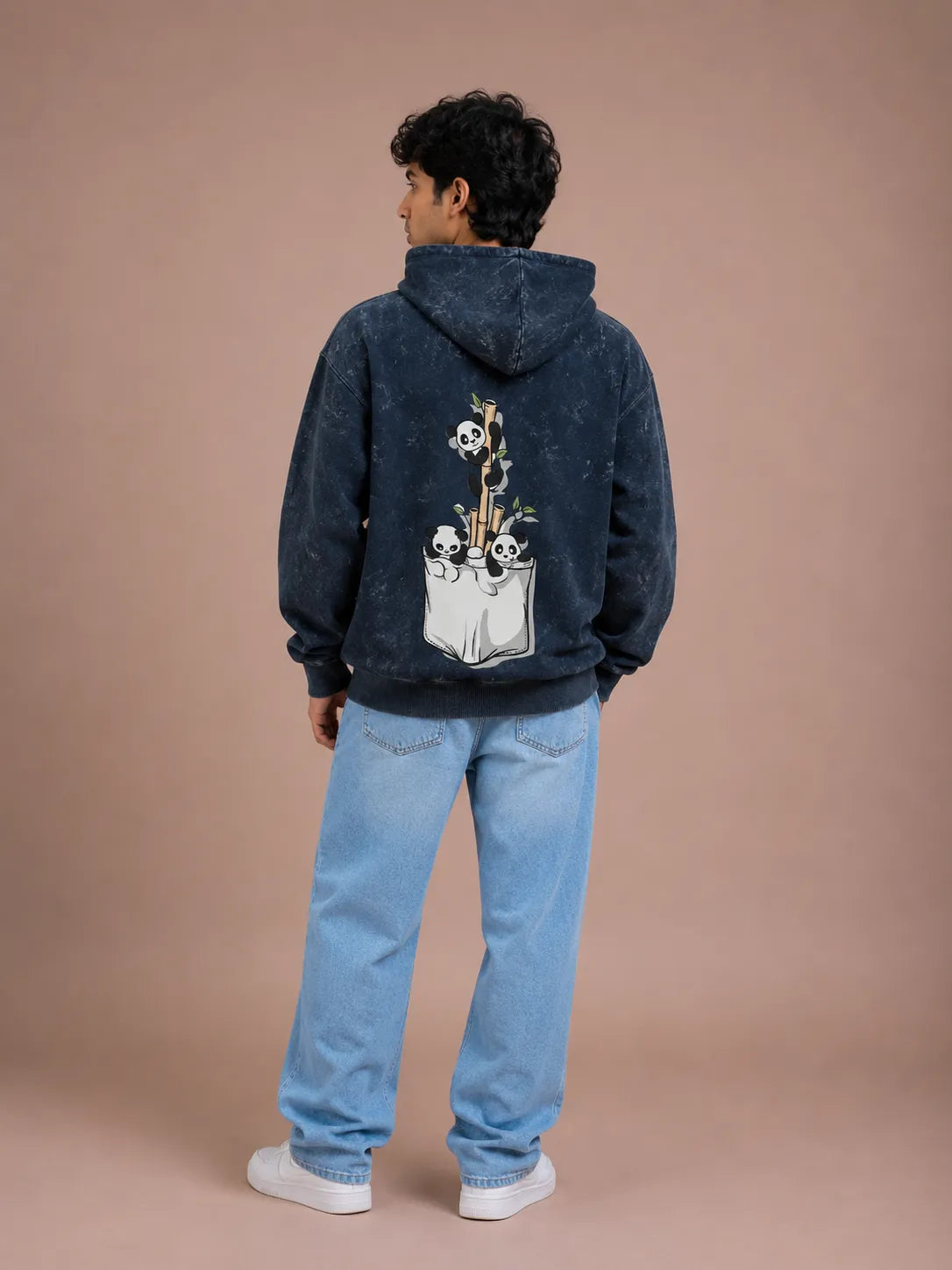Panda Clan | Unisex Acid Washed Hoodie