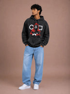Squid Games Hoodie - Unisex Acid Washed Hoodie