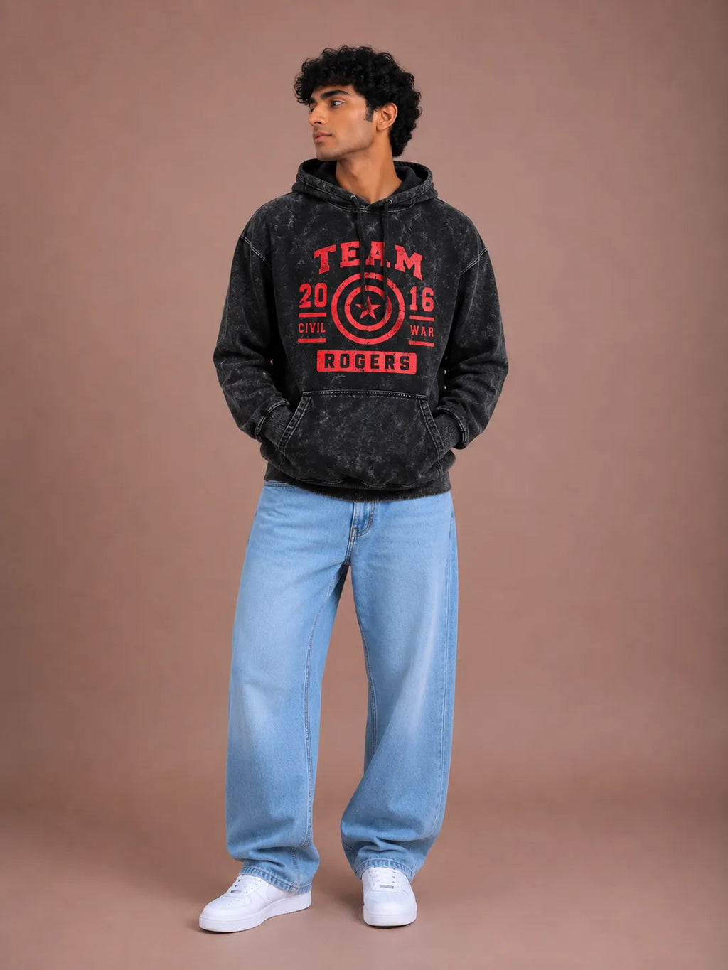 Team Rogers Civil War - Unisex Acid Washed Hoodie