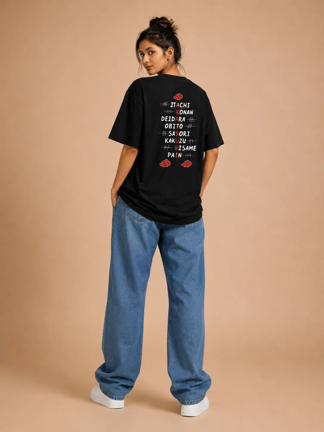 Akatsuki Rogue Ninjas Oversized Naruto T-Shirt