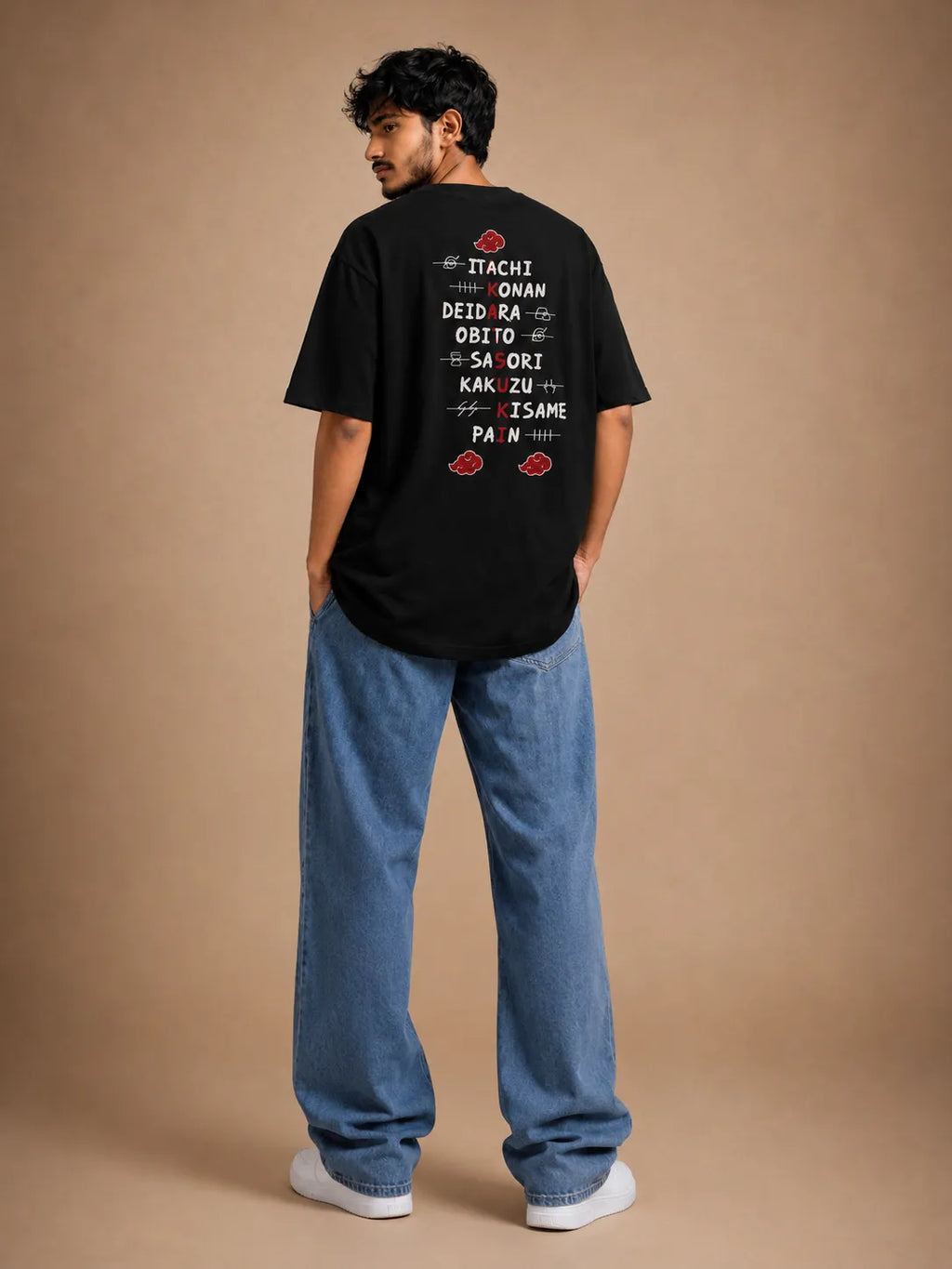 Akatsuki Rogue Ninjas Oversized Naruto T-Shirt