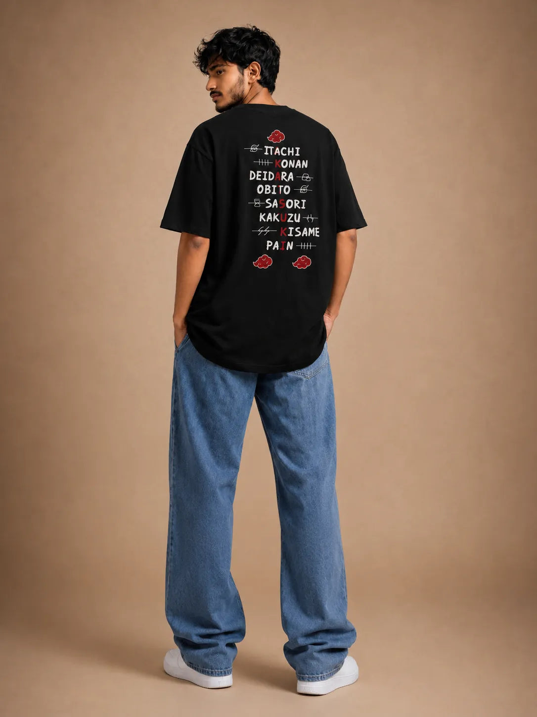 Akatsuki Rogue Ninjas Oversized Naruto T-Shirt