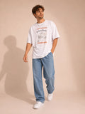 “Fueled by Happy Thoughts & Coffee” | Oversized T-Shirt