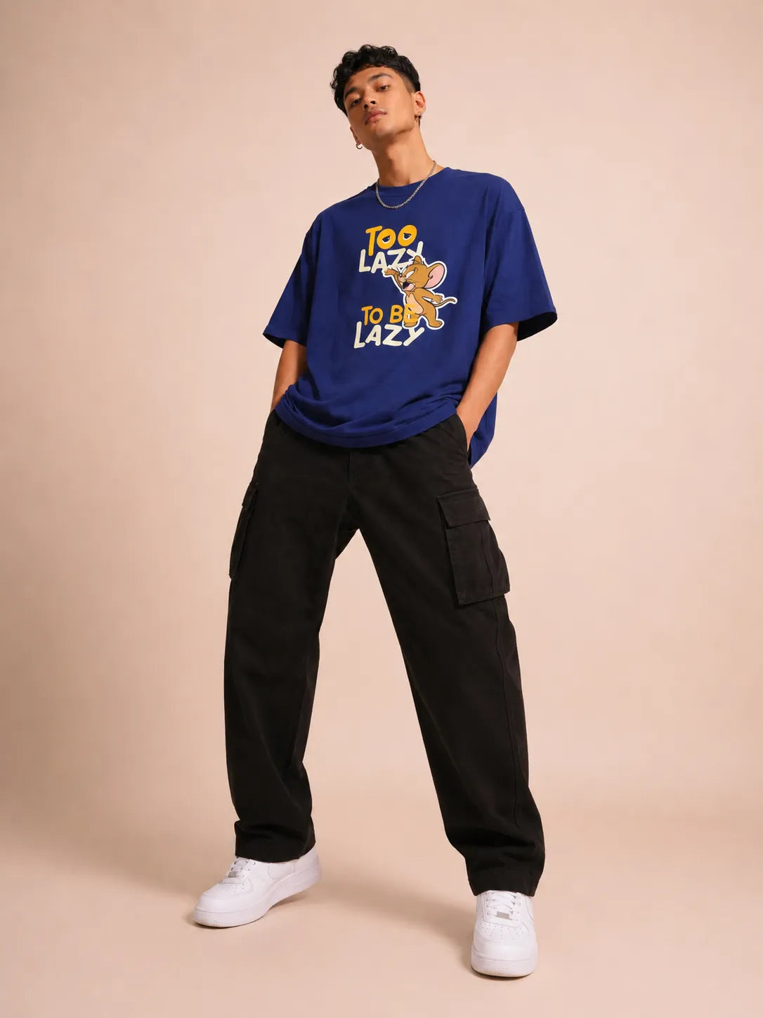 Jerry "Too Lazy To Be Lazy" Oversized T-Shirt