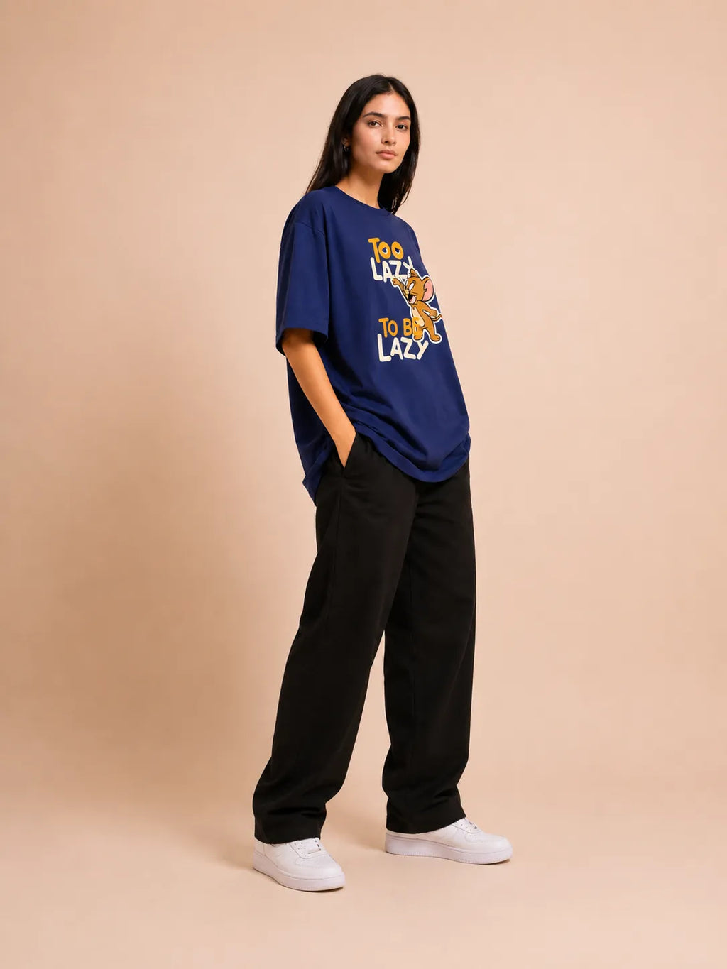 Jerry "Too Lazy To Be Lazy" Oversized T-Shirt
