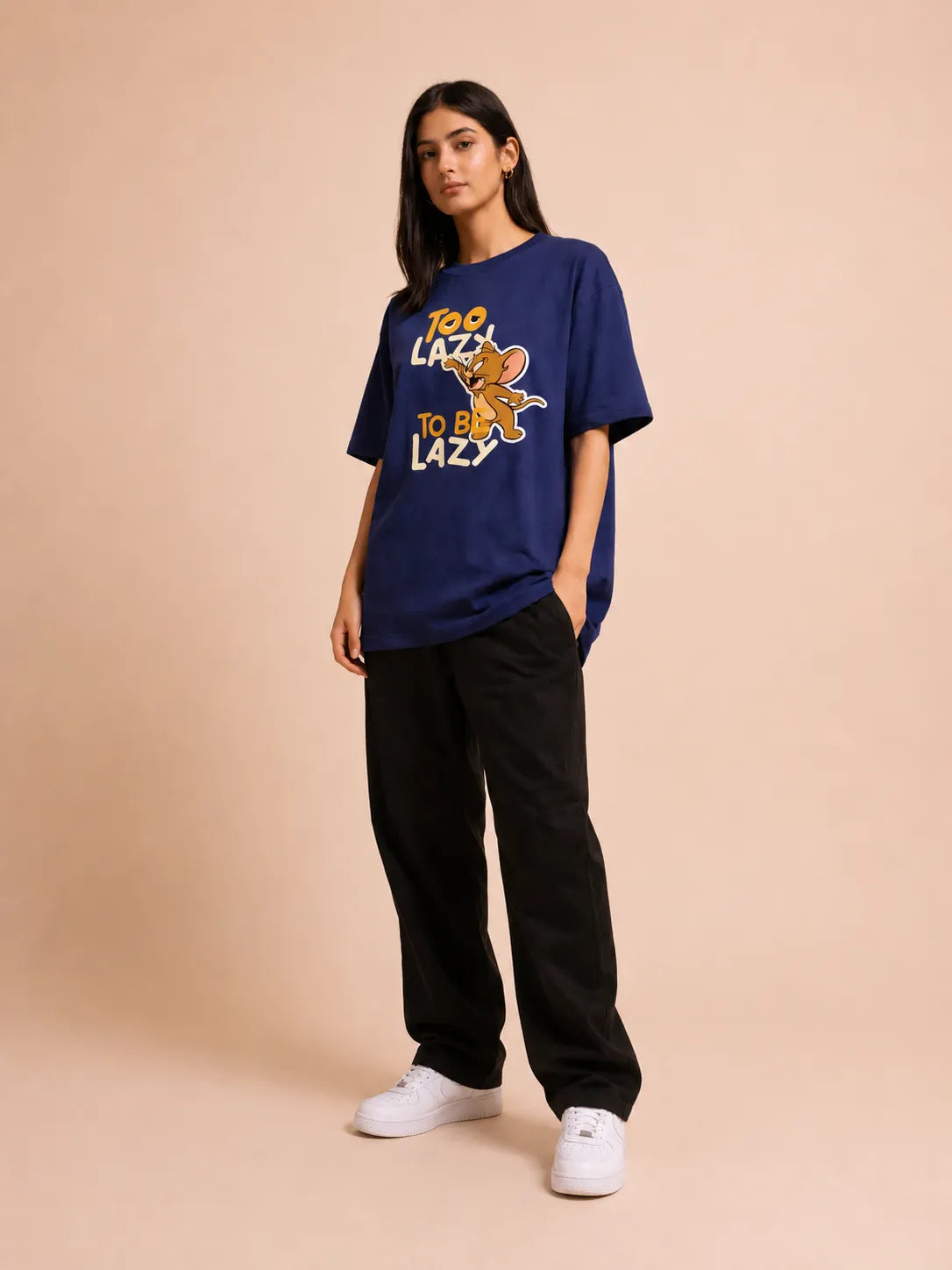 Jerry "Too Lazy To Be Lazy" Oversized T-Shirt