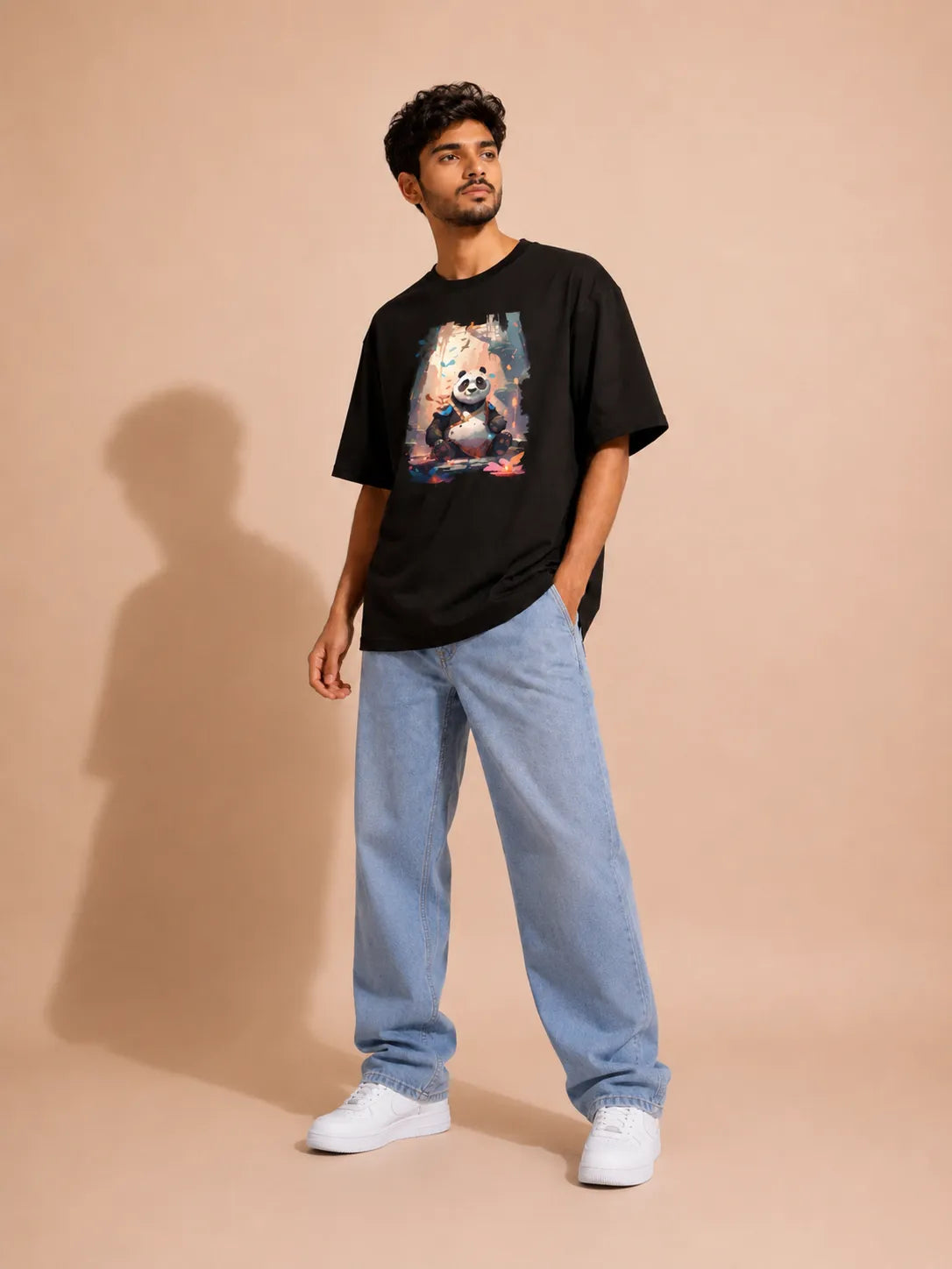 Warrior Spirit Panda Oversized Tee