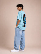Squirtle Water Power Oversized Anime T-Shirt
