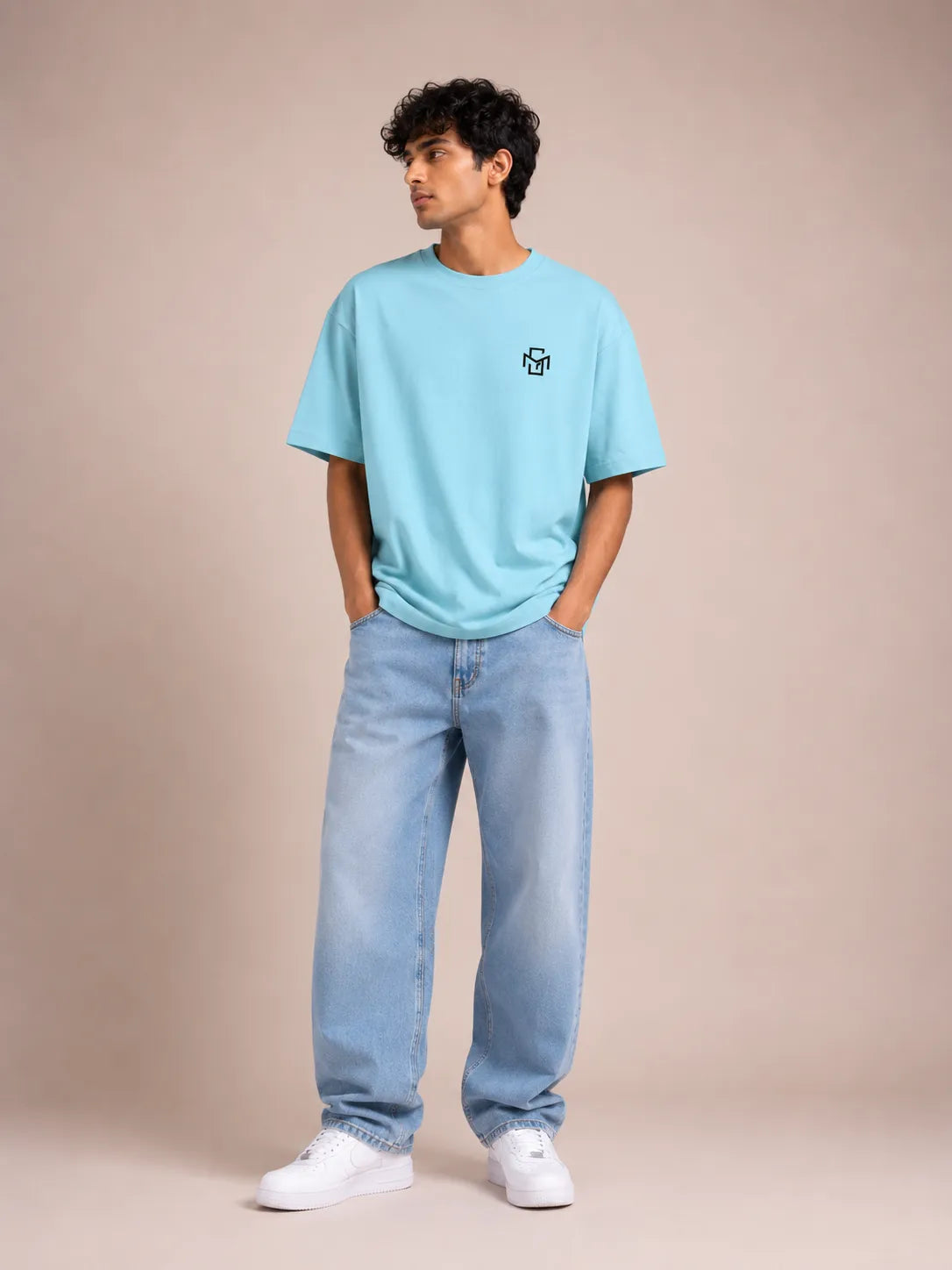 Squirtle Water Power Oversized Anime T-Shirt