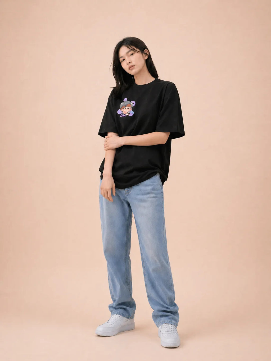 RM BTS Inspired Double-Sided | Oversized T-Shirt