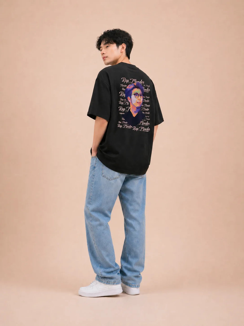 RM BTS Inspired Double-Sided | Oversized T-Shirt
