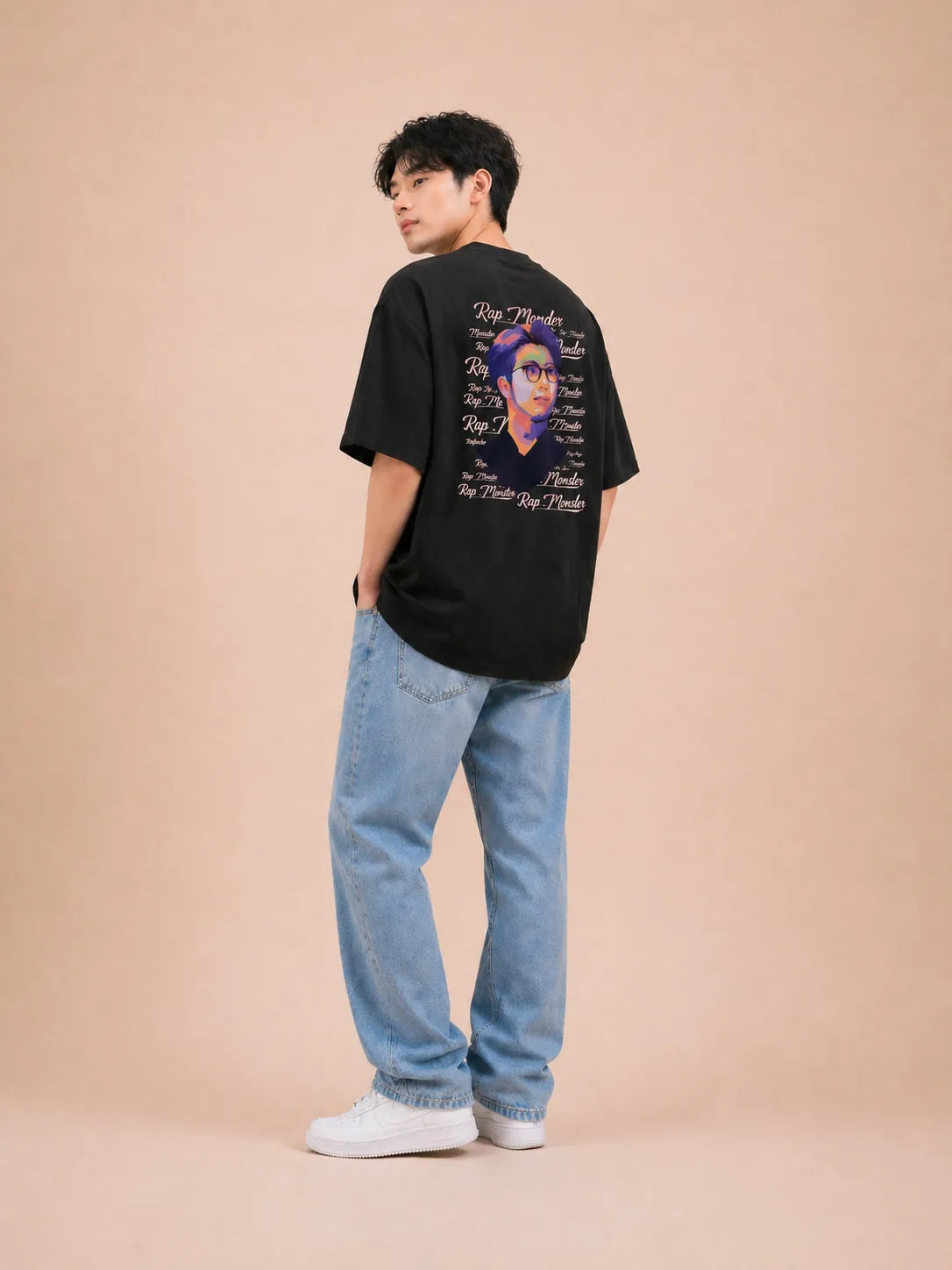 RM BTS Inspired Double-Sided | Oversized T-Shirt