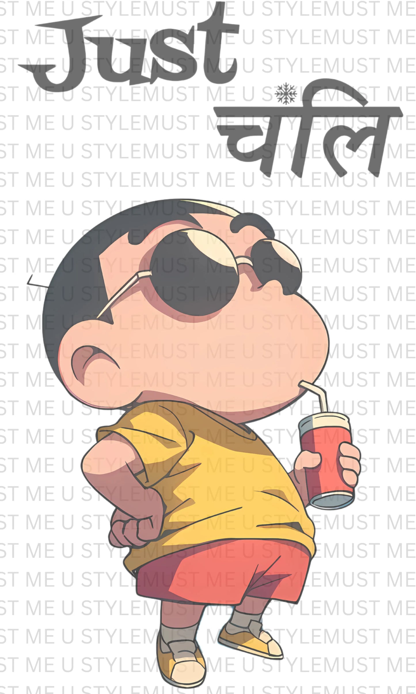🕶️ Just चालि Tee - Regular Fit