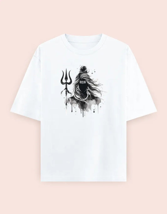 🔱 Divine Shiva – Oversized T-Shirt