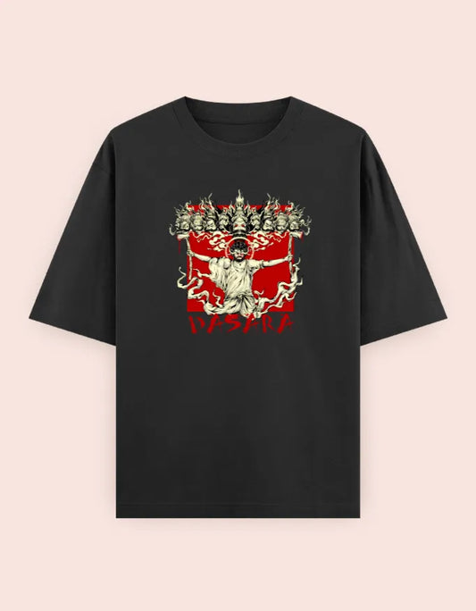 👑 "DASARA: Rise Over Rage" – Oversized T-ShirtUnisex Oversized Classic T-Shirt