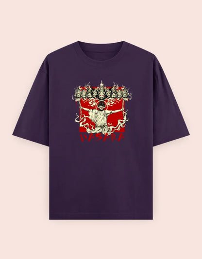 👑 "DASARA: Rise Over Rage" – Oversized T-ShirtUnisex Oversized Classic T-Shirt