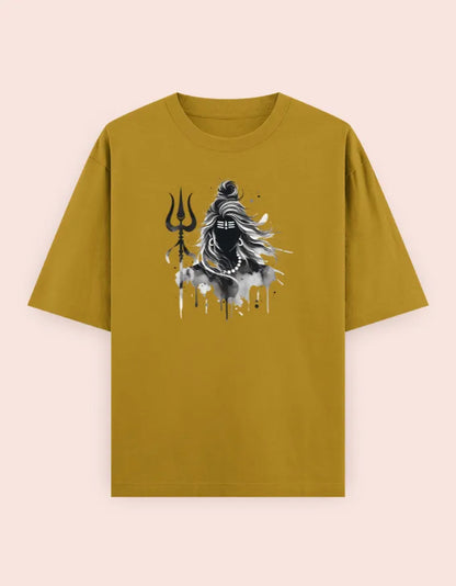 🔱 Divine Shiva – Oversized T-Shirt
