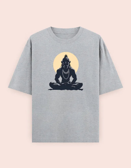 🙏 Hanuman Meditation Oversized T-Shirt