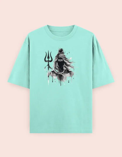 🔱 Divine Shiva – Oversized T-Shirt