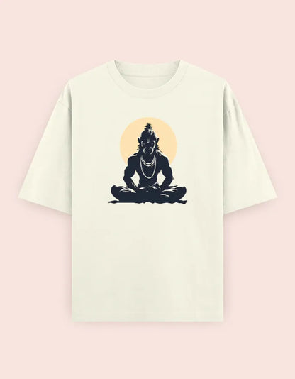 🙏 Hanuman Meditation Oversized T-Shirt